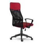 Офісне крісло Sofatel Sydney з мікросітки червоно-чорне - Зображення 5