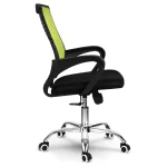 Офісне крісло Sofotel Denar з мікросітки зелене - Зображення 4