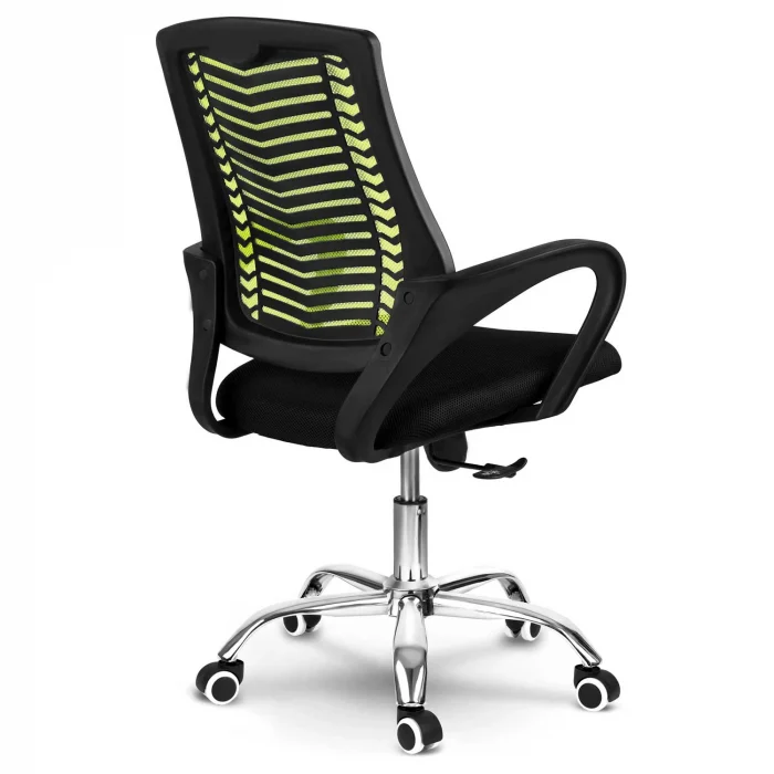 Офісне крісло Sofotel Denar з мікросітки зелене - Зображення 5