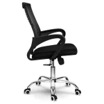 Офісне крісло Sofotel Denar з мікросітки, чорне - Зображення 4