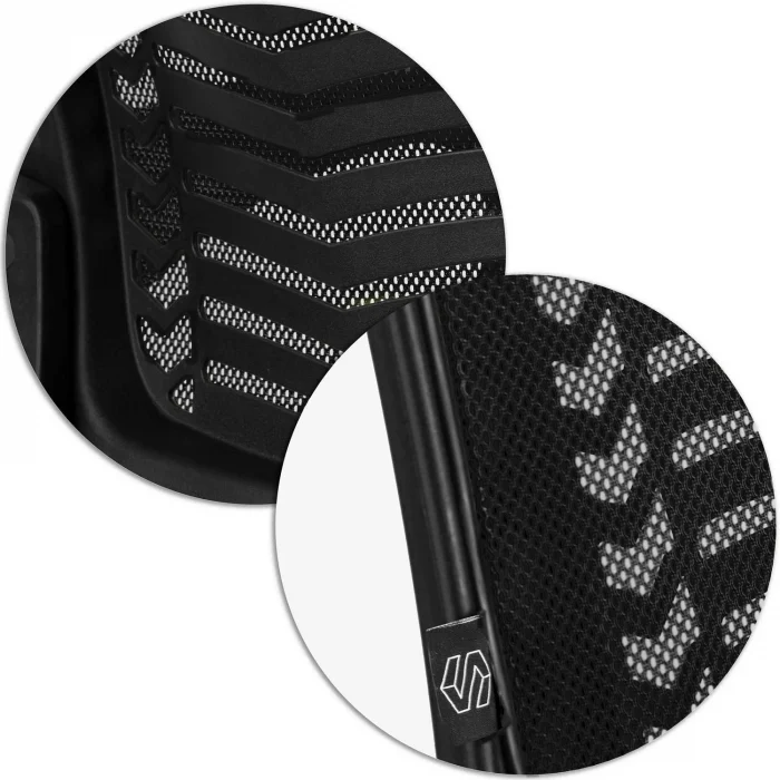 Офісне крісло Sofotel Denar з мікросітки, чорне - Зображення 10