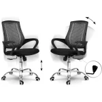 Офісне крісло Sofotel Denar з мікросітки, чорне - Зображення 13