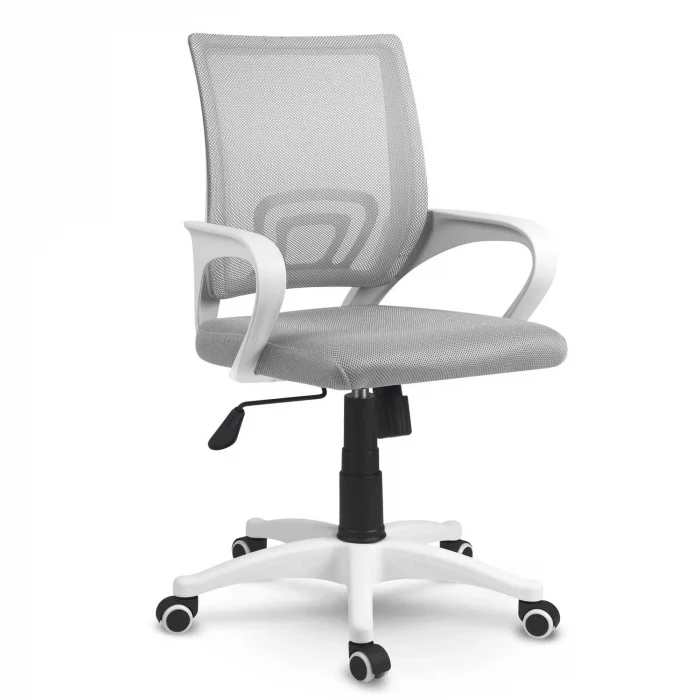 Офісне крісло Sofotel Latok з мікросітки світло-сірий - Зображення 3