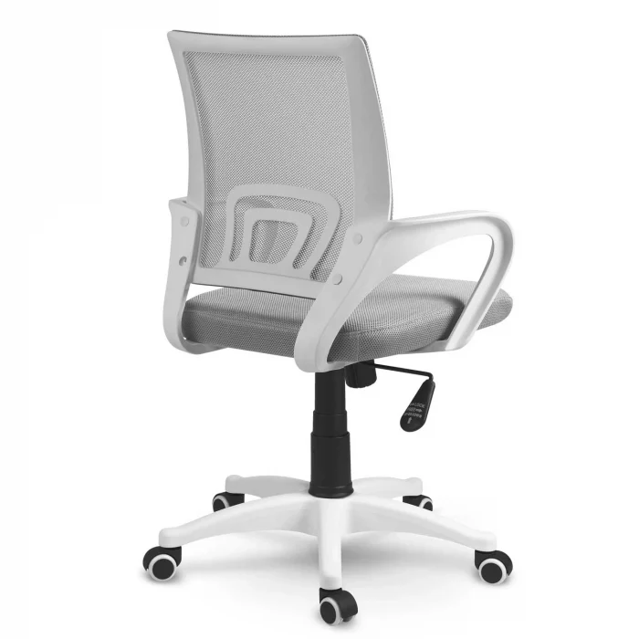 Офісне крісло Sofotel Latok з мікросітки світло-сірий - Зображення 4