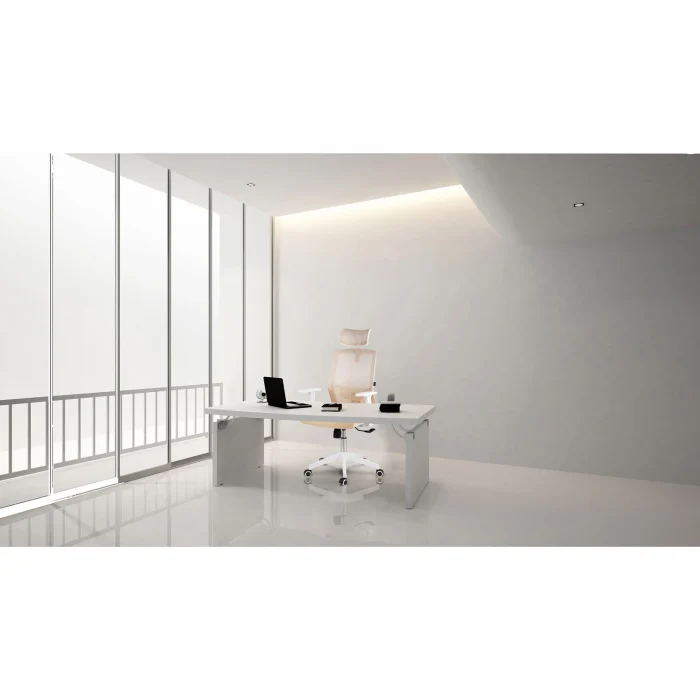 Офісне крісло Sofotel Rotar бежеве з мікросітки - Зображення 9