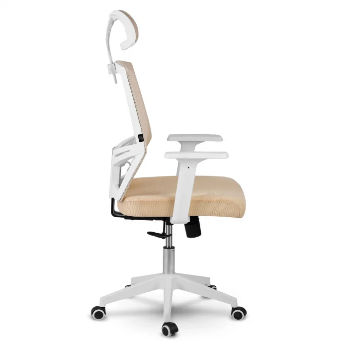 Офісне крісло Sofotel Rotar бежеве з мікросітки - Зображення 5