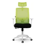 Офісне крісло Sofotel Rotar з мікросітки зелене - Зображення 2