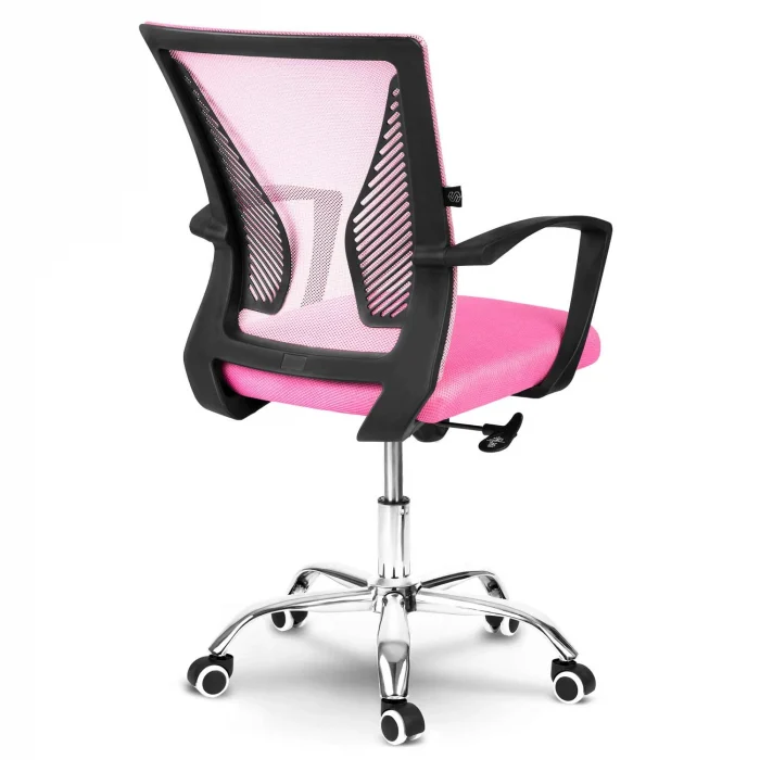 Офісне крісло Sofatel Gontia з мікросітки, рожеве - Зображення 5