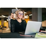 Офісне крісло Sofotel Nicea сіре з мікросітки - Зображення 9