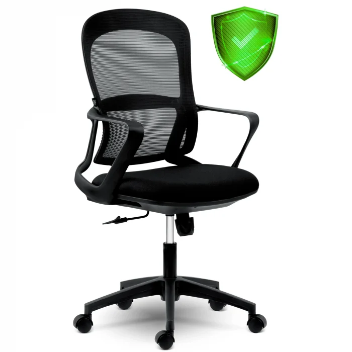 Офісне крісло Sofotel Haga з мікросітки чорне - Зображення 9