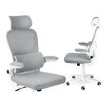 Офісне крісло Sofotel Formax з мікросітки сіре - Зображення 14