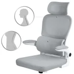 Офісне крісло Sofotel Formax з мікросітки сіре - Зображення 11