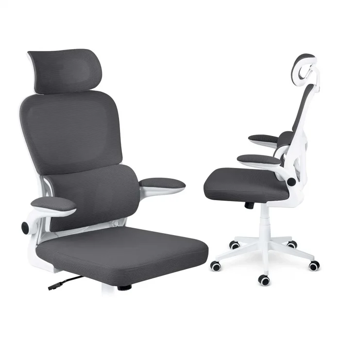 Графітове офісне крісло з мікросітки Sofotel Formax - Зображення 6