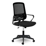 Офісне крісло Sofotel Wizo з мікросітки чорне - Зображення 6
