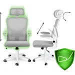 Офісне крісло з мікросітки Sofotel Brass, сіре - Зображення 10