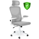 Офісне крісло з мікросітки Sofotel Brass, сіре - Зображення 15