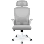 Офісне крісло з мікросітки Sofotel Brass, сіре - Зображення 3