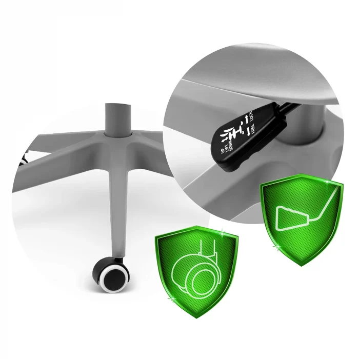 Офісне крісло Sofotel Labi з мікросітки м'ятний - Зображення 14