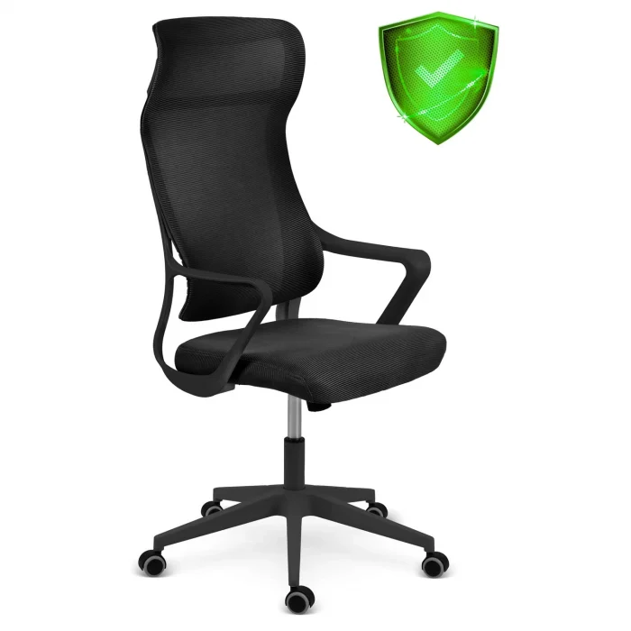 Офісне крісло Sofotel Labi з мікросітки чорне - Зображення 7