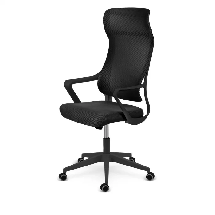 Офісне крісло Sofotel Labi з мікросітки чорне - Зображення 5