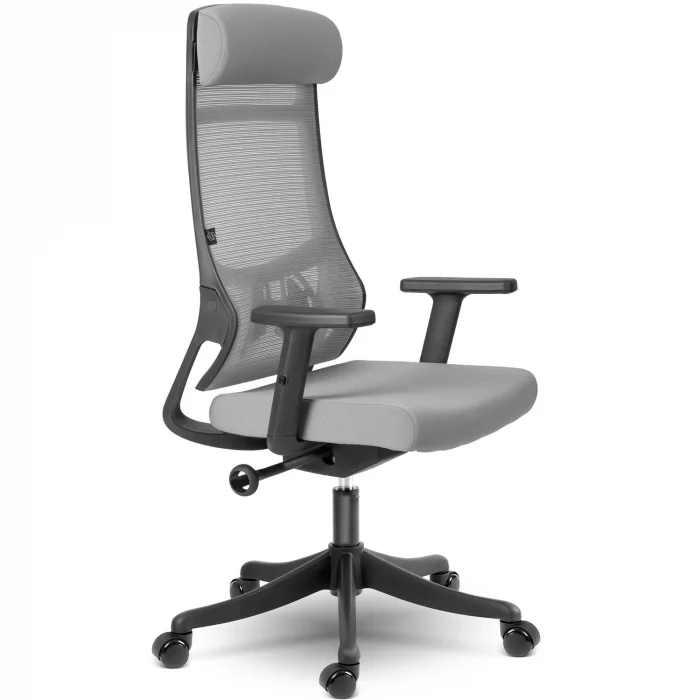Офісне крісло Sofotel Brema з мікросітки, сіре - Зображення 2