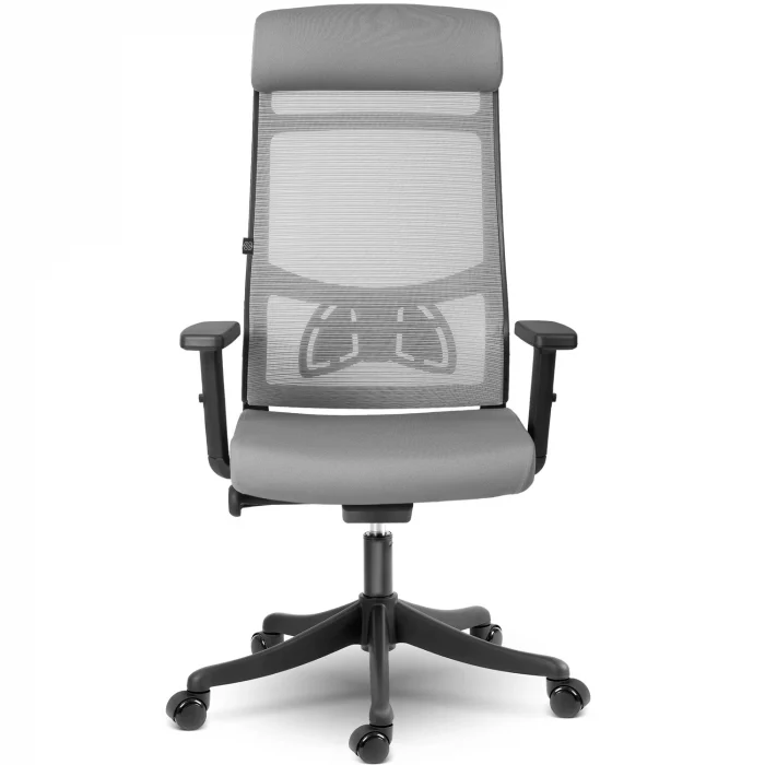Офісне крісло Sofotel Brema з мікросітки, сіре - Зображення 4
