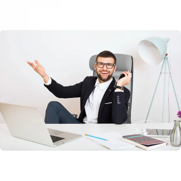 Офісне крісло Sofotel Brema з мікросітки, сіре - Зображення 7