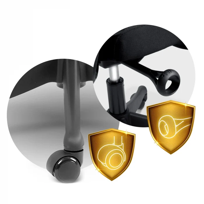 Офісне крісло Sofotel Brema з мікросітки чорне - Зображення 8