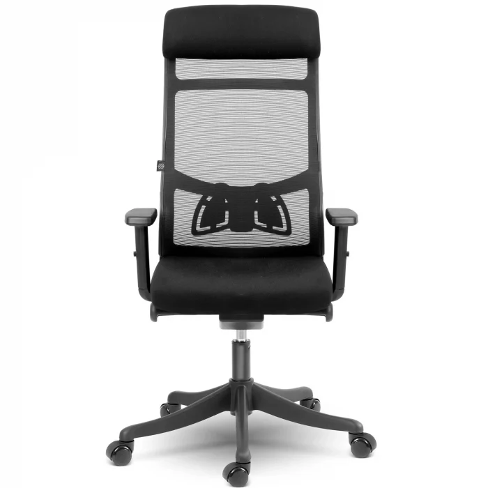 Офісне крісло Sofotel Brema з мікросітки чорне - Зображення 2