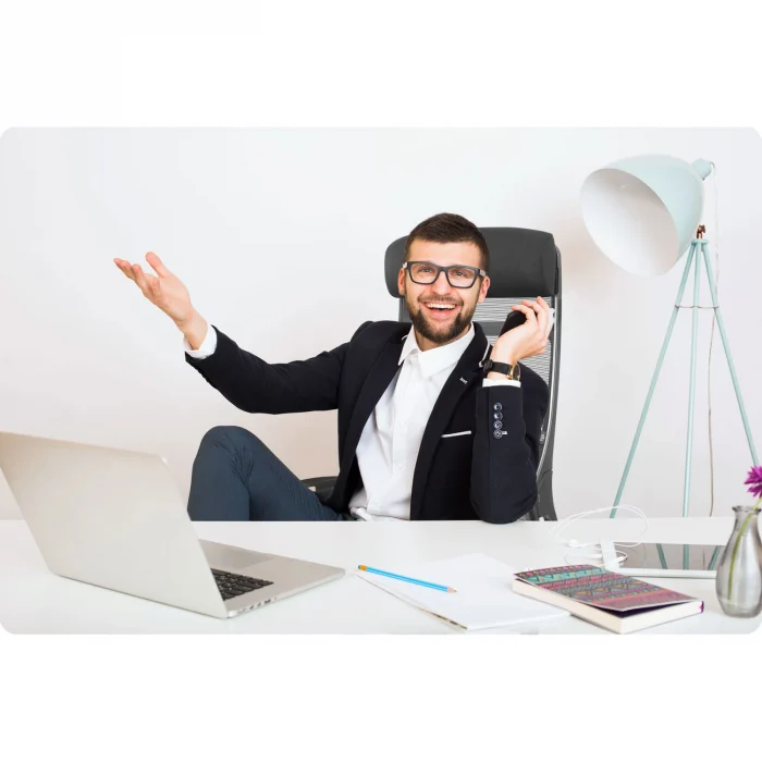 Офісне крісло Sofotel Brema з мікросітки чорне - Зображення 14