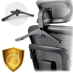 Офісне крісло Sofotel Nicea з мікросітки чорне - Зображення 16