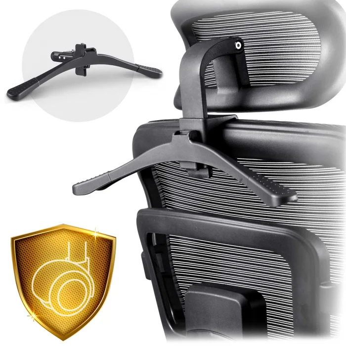 Офісне крісло Sofotel Nicea з мікросітки чорне - Зображення 16