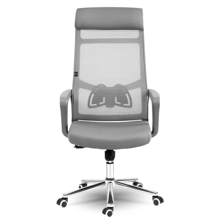 Офісне крісло Sofotel Brema з мікросітки сіре - Зображення 2