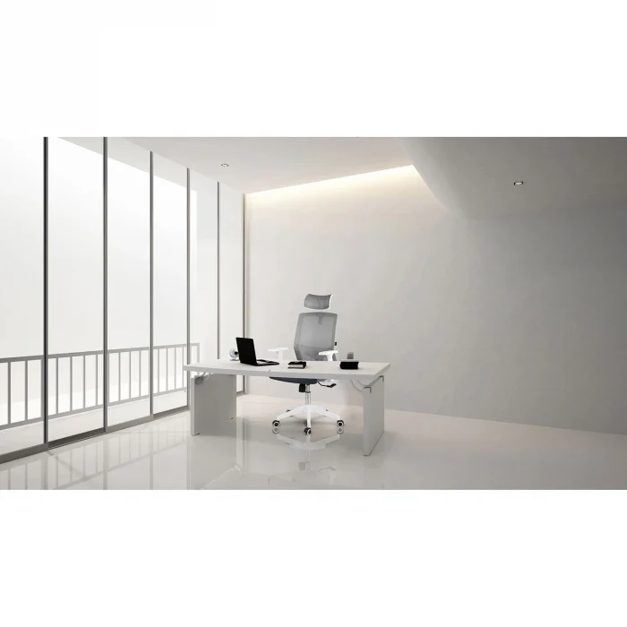 Офісне крісло Sofotel Rotar з мікросітки темно-сірий - Зображення 11