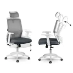 Офісне крісло Sofotel Rotar з мікросітки темно-сірий - Зображення 13