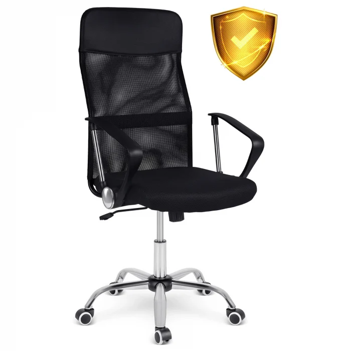 Офісне крісло Sofatel Tamar з мікросітки чорне - Зображення 10