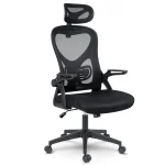 Офісне крісло Sofotel Todden з мікросітки, чорне - Зображення 2