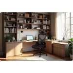 Офісне крісло Sofotel Todden з мікросітки, чорне - Зображення 8