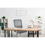 Офісне крісло Sofatel Corta з мікросітки, темно-сірий - Зображення 8