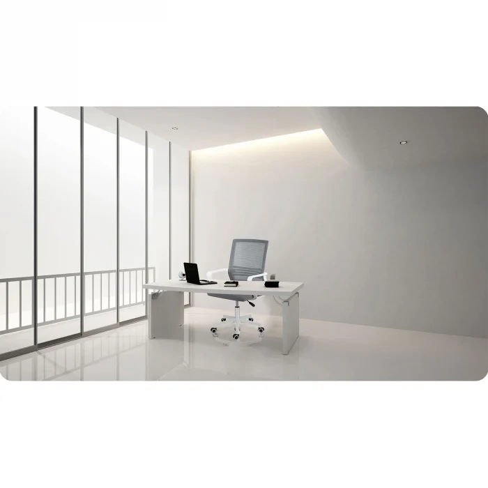 Офісне крісло Sofatel Corta з мікросітки, темно-сірий - Зображення 9