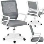 Офісне крісло Sofatel Corta з мікросітки, темно-сірий