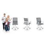 Офісне крісло Sofatel Corta з мікросітки, темно-сірий - Зображення 11