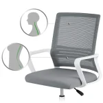 Офісне крісло Sofatel Corta з мікросітки, темно-сірий - Зображення 13