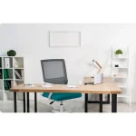 Офісне крісло Sofatel Corta з мікросітки сіро-бірюзовий - Зображення 8