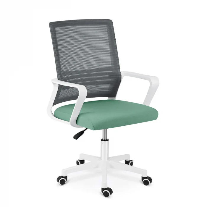 Офісне крісло Sofotel Corta з мікросітки, сіро-зелене - Зображення 3