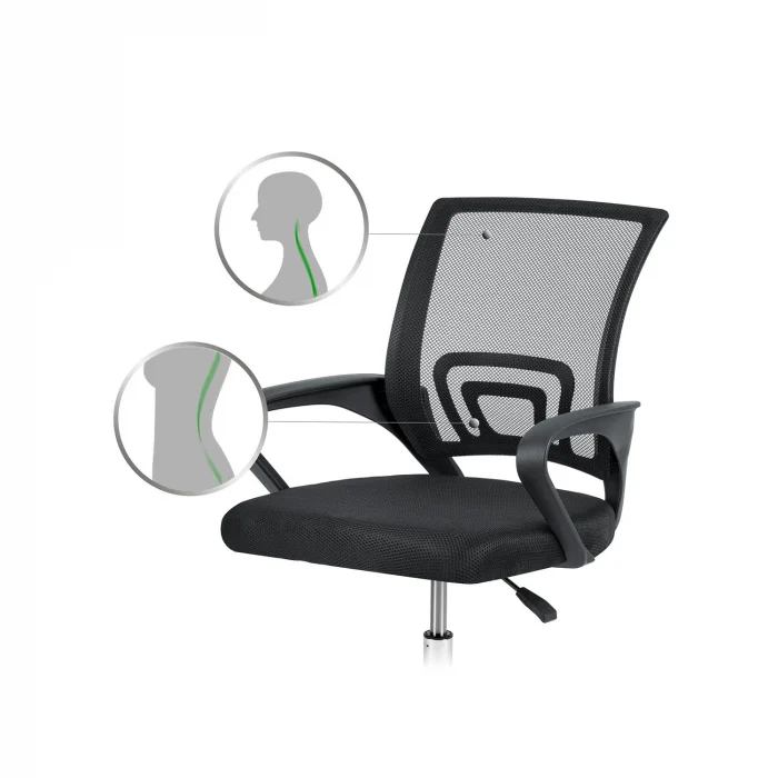 Офісне крісло Sofotel Emeri з мікросітки - Зображення 13
