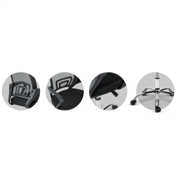 Офісне крісло Sofotel Emeri з мікросітки - Зображення 14