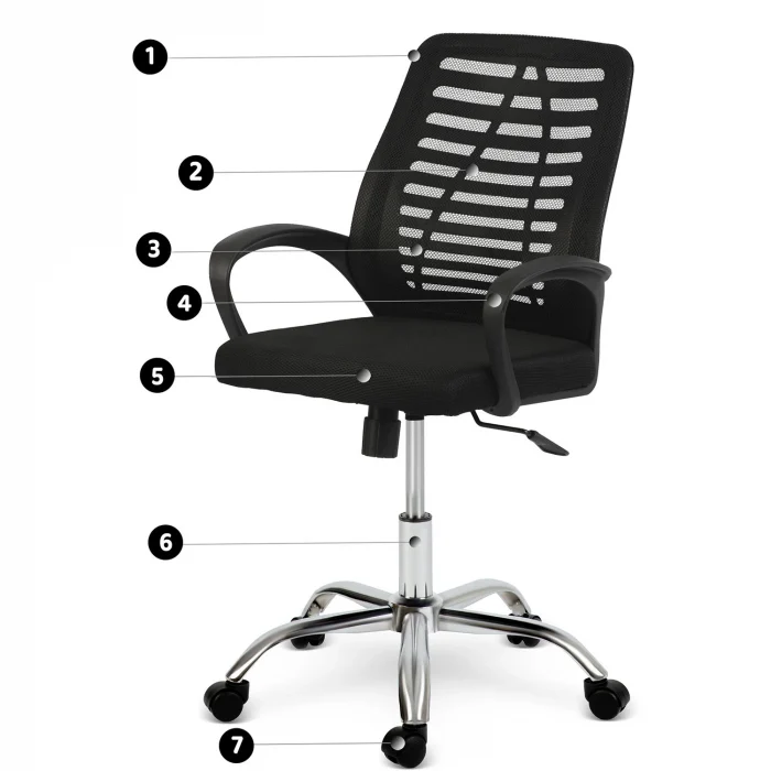 Офісне крісло Sofotel Belar з мікросітки - Зображення 10