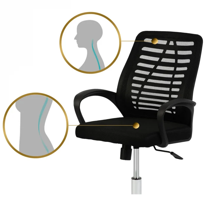 Офісне крісло Sofotel Belar з мікросітки - Зображення 4