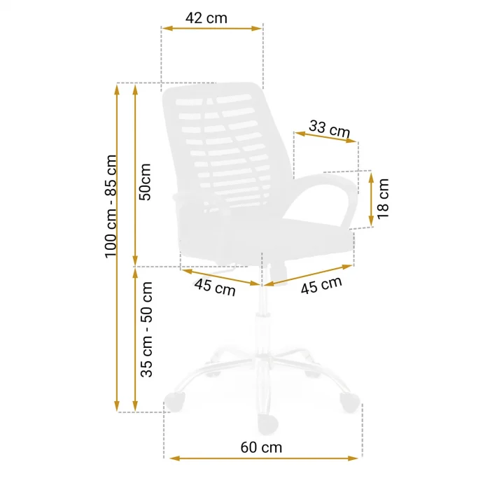 Офісне крісло Sofotel Belar з мікросітки - Зображення 3